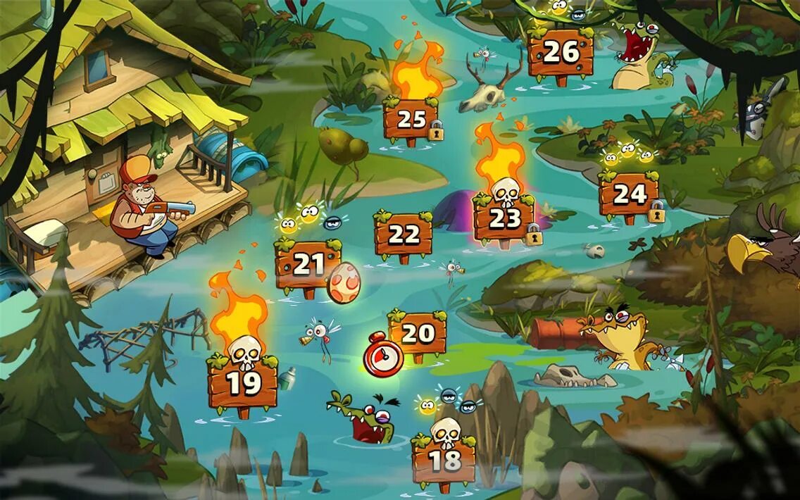 Swamp attack 2 много денег