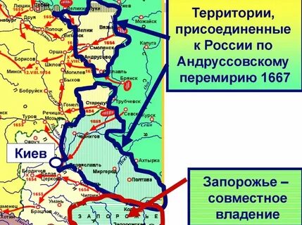Андрусовское перемирие между россией