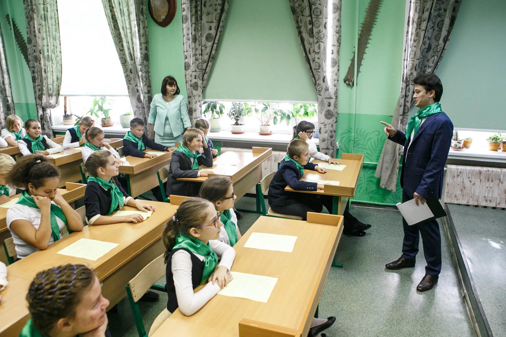 Проведение экологических уроков