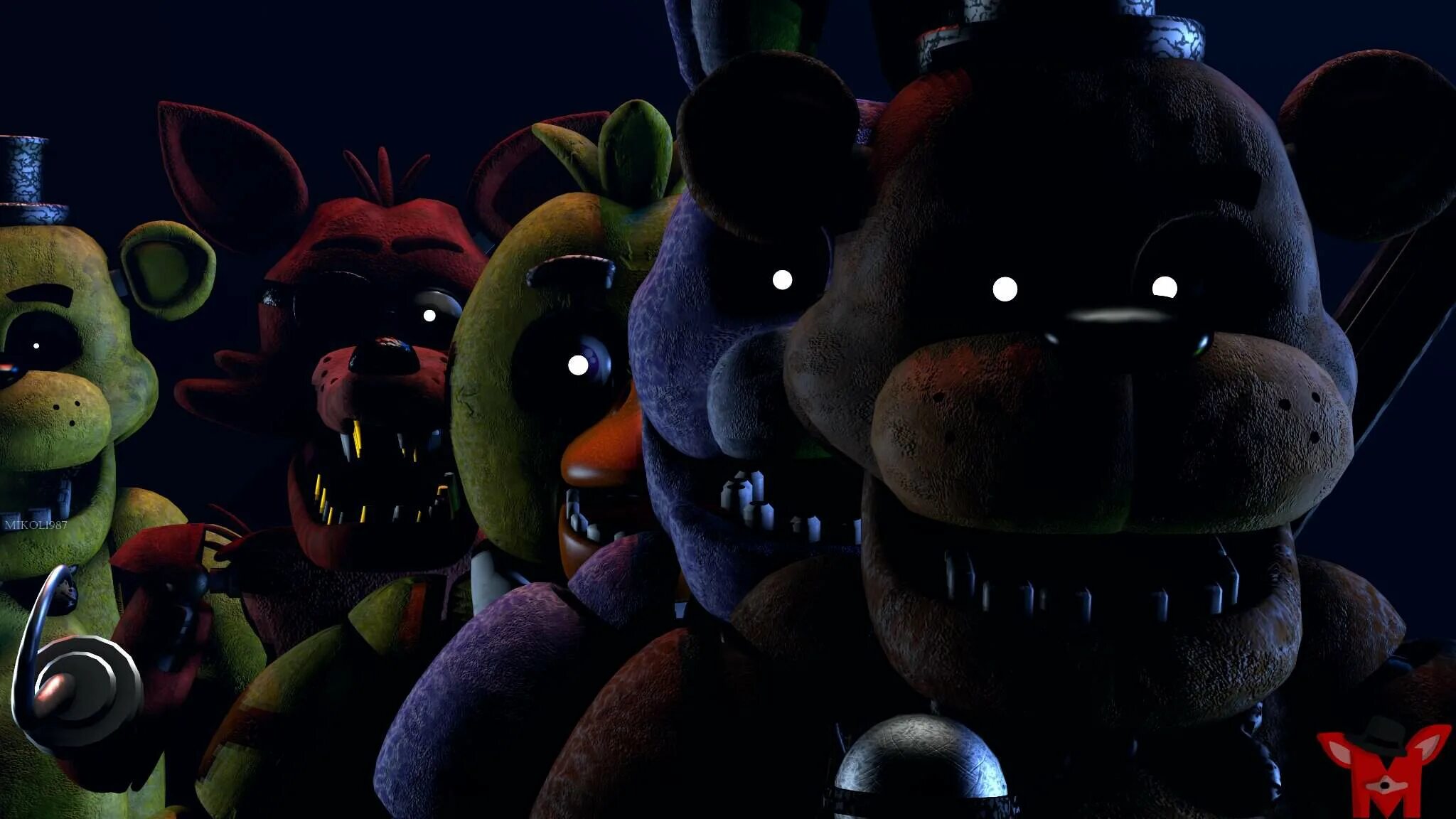 Фнаф 1 можно. ФНАФ 1. Бонни ФНАФ 3. Five Nights at Freddy's 1 часть. Кнаф ФНАФ.