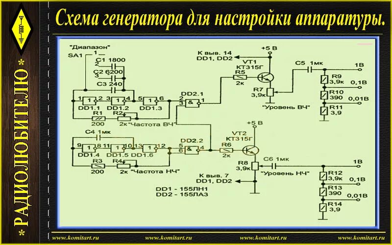 Звук 30 кгц. Генератор сигналов ВЧ 10 7 МГЦ. Генераторы сигналов низкой частоты схемы. Широкополосный Генератор звуковой частоты схема. Генератор синусоидального сигнала.