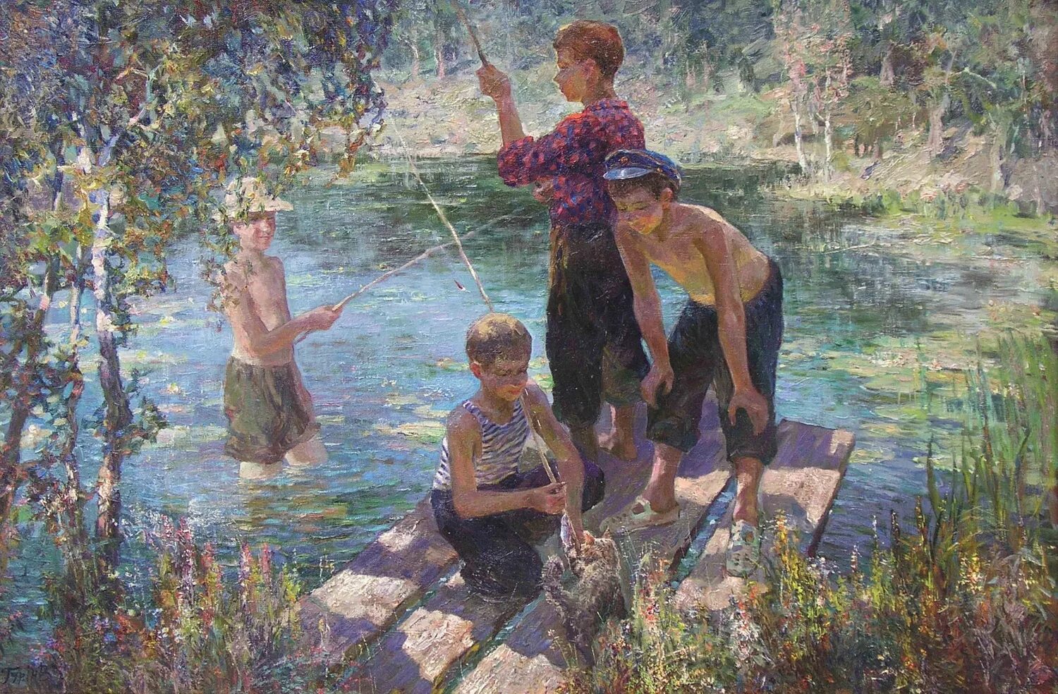 Рассказ мальчик на речке