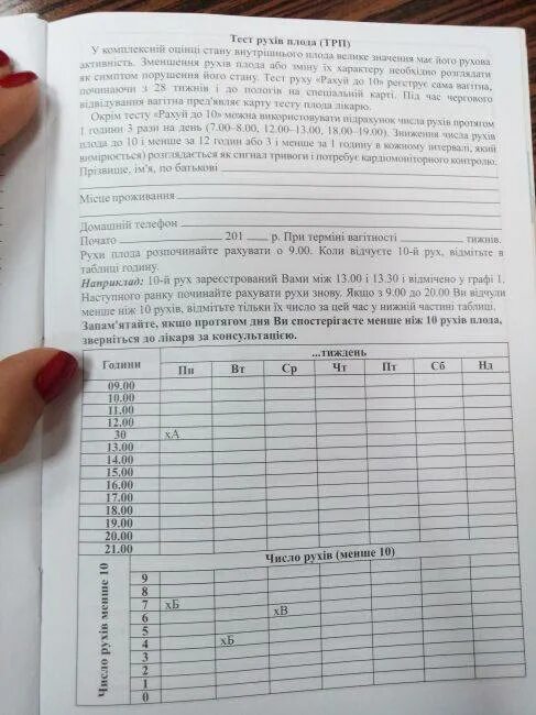 Беременность движение плода
