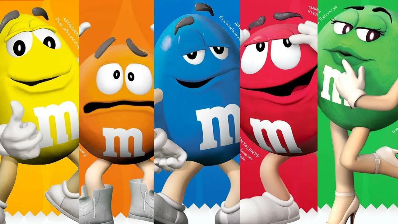 M&M. Mms герои. M MS персонажи все. Синий m m's.