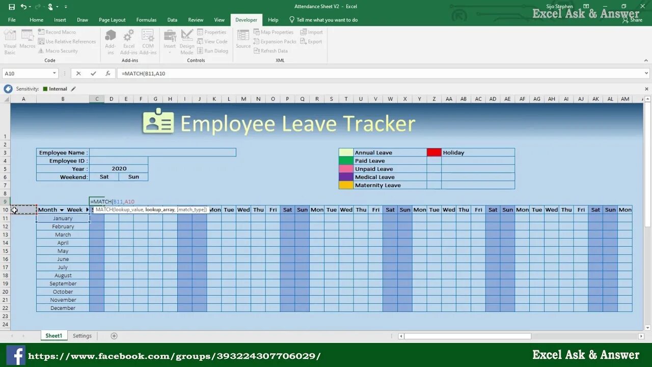 Leave tracker