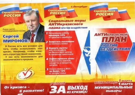 Предвыборная кампания политической партии