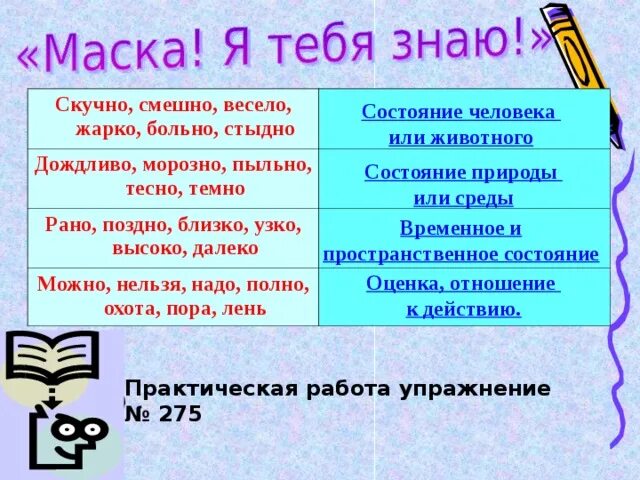 Время слова веселый. Слова категории состояния. Можно нельзя надо нужно категория состояния. Предложения со словами категории состояния. Категория состояния слова морозно.