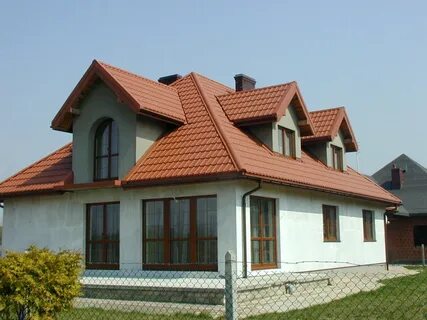 Металлочерепица оранжевая