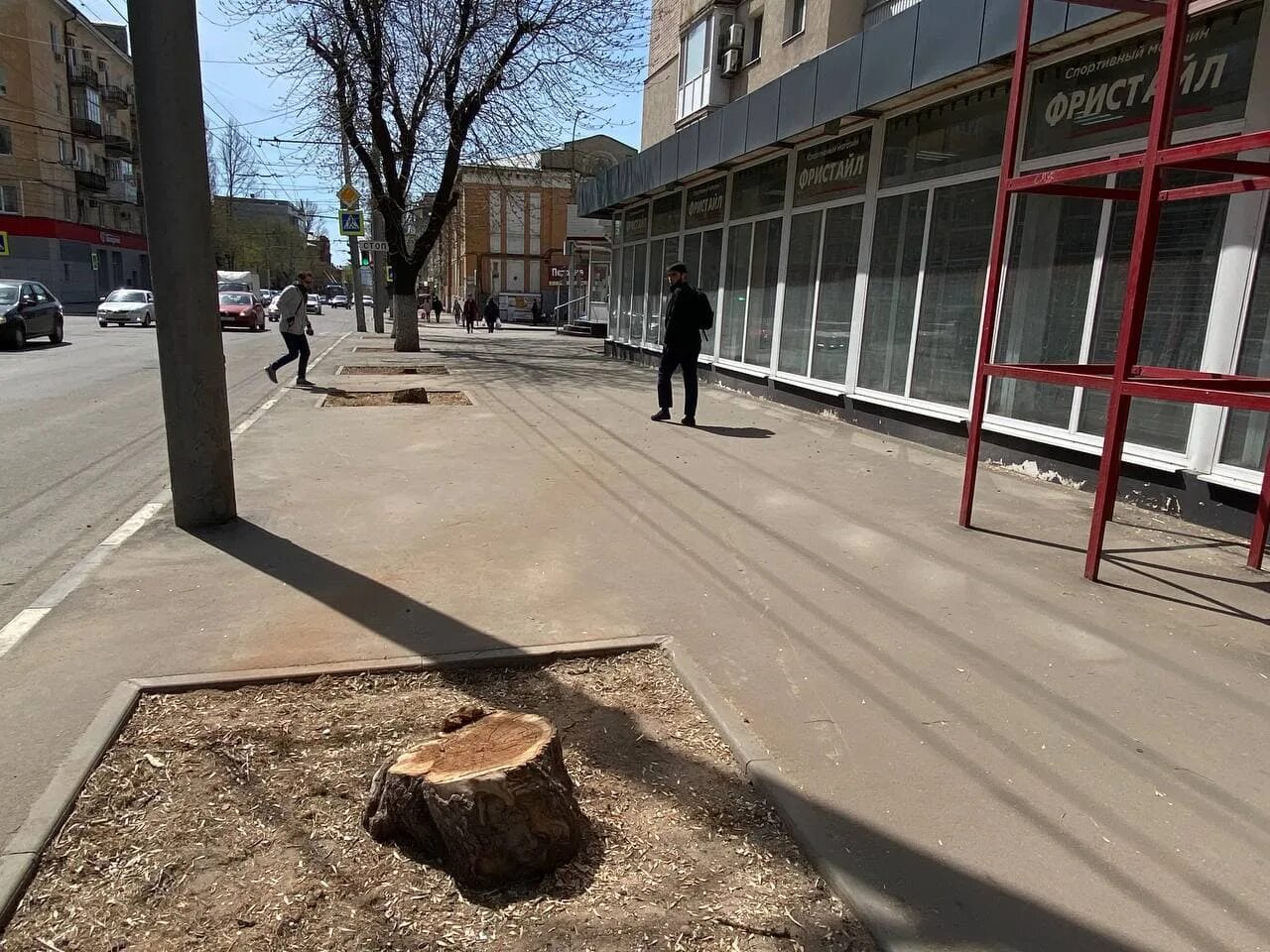 Вырубка деревьев на бульваре карбышева. Памятник кирову у цума вырубка деревьев. вырубка деревьев на тверской улице. вырубка каштанов на бульваре гагарина при реконструкции. во владимире оштрафовали торговцев на улице сакко и ванцетти.