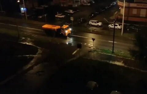 Ночью полил такой сильный дождь что