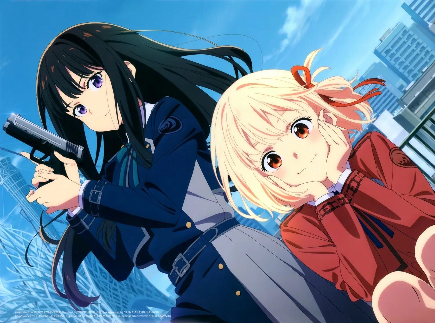 Lycoris recoil. Ликорис рикойл такина иноуэ. Ликорис рикоил. Ликорис рекоил такина. Lycoris recoil.