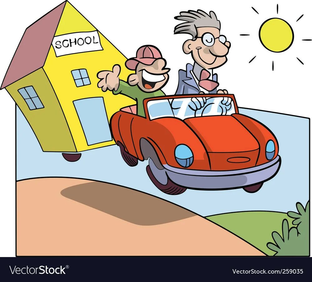 The car is going to. Go to School by car. I go to School by car. Boy\ go to School by car cartoon. By car cartoon.