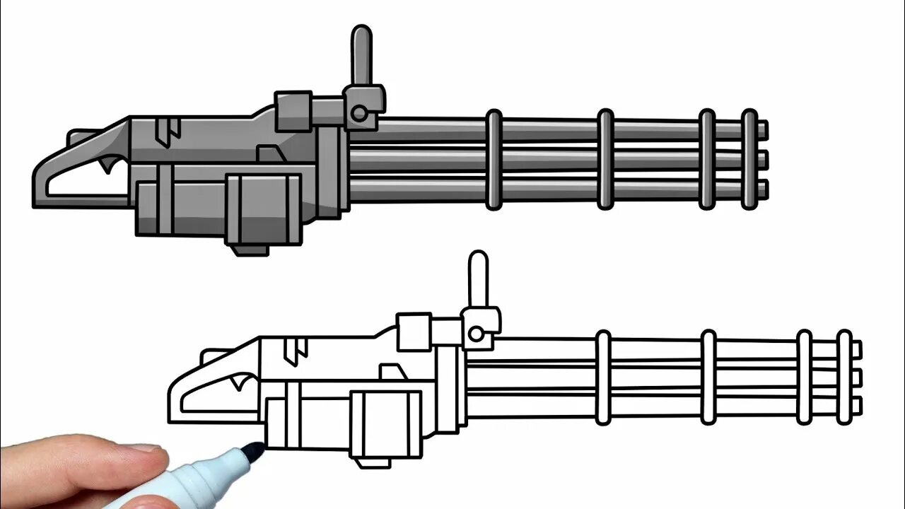 Оружие нерф миниган. Xm214 microgun. Раскраски оружие миниган. Как нарисовать миниган. Чертеж миниган на бумаге.