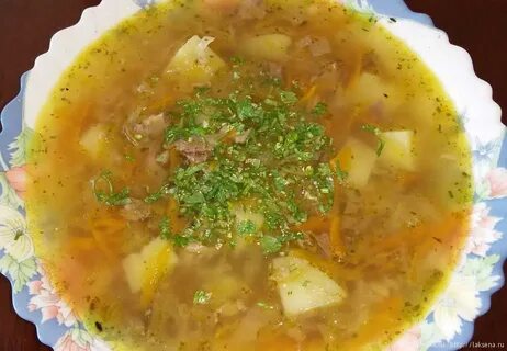Суп свиной с капустой