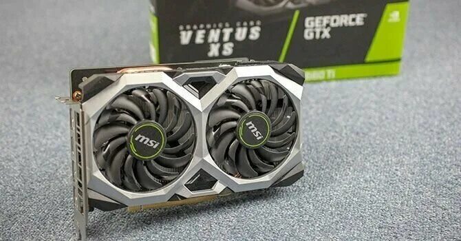 Geforce gtx 1660 ventus xs oc