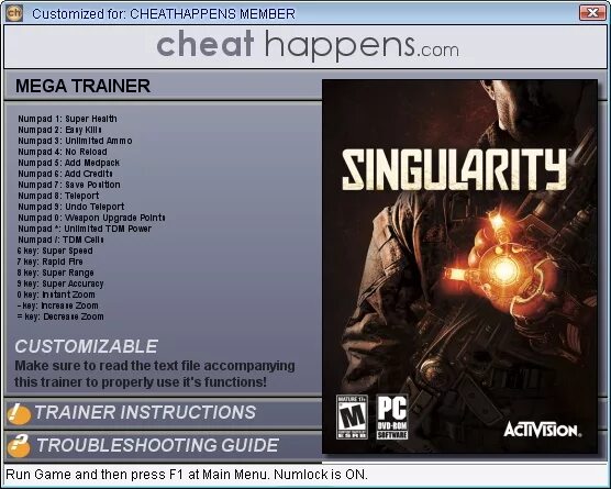 Cheat trainer