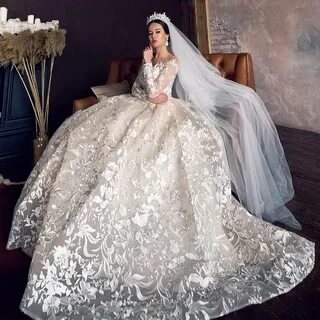 Свадебные платья пышные королевские