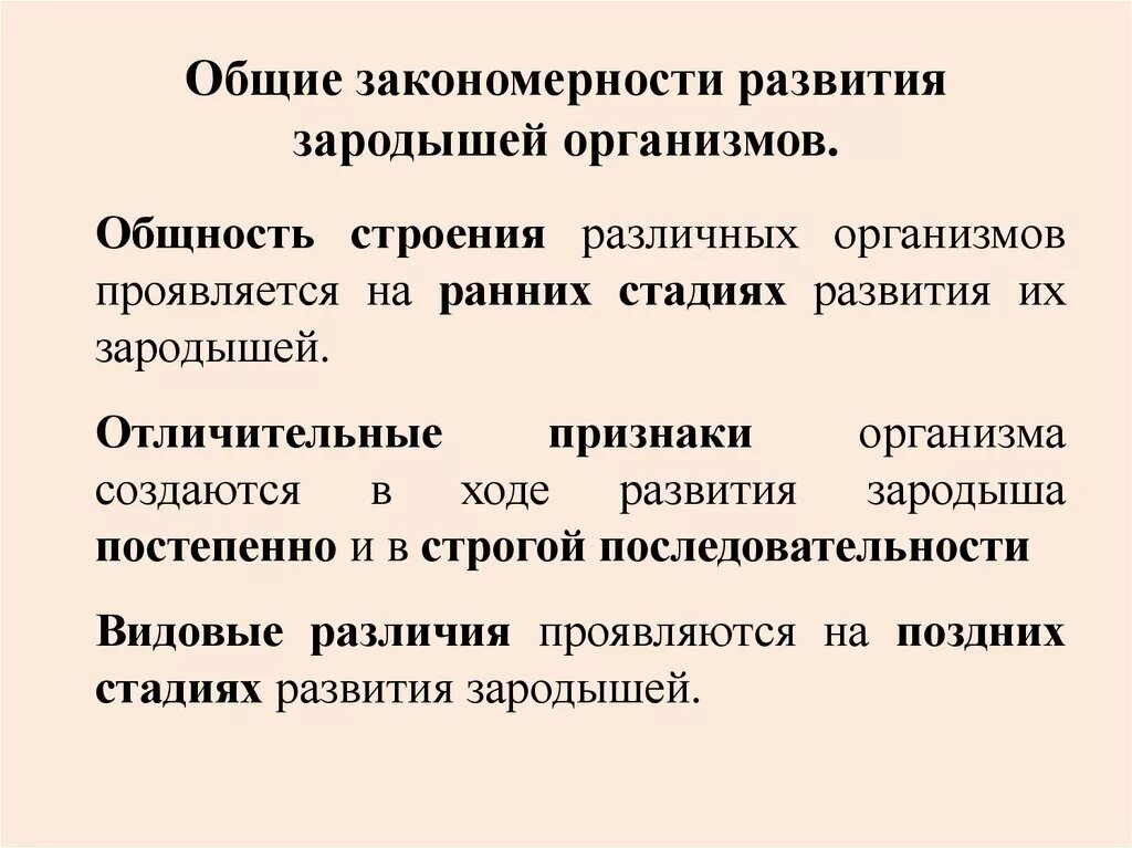 Основные закономерности урока. Закономерности развития зародыша. Закономерности эмбрионального развития. Общие закономерности эмбрионального развития. Основные закономерности эмбрионального развития.