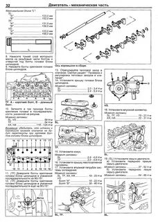 Момент затяжки гбц мазда
