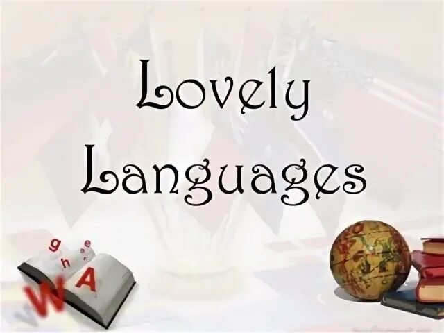 Lovely language