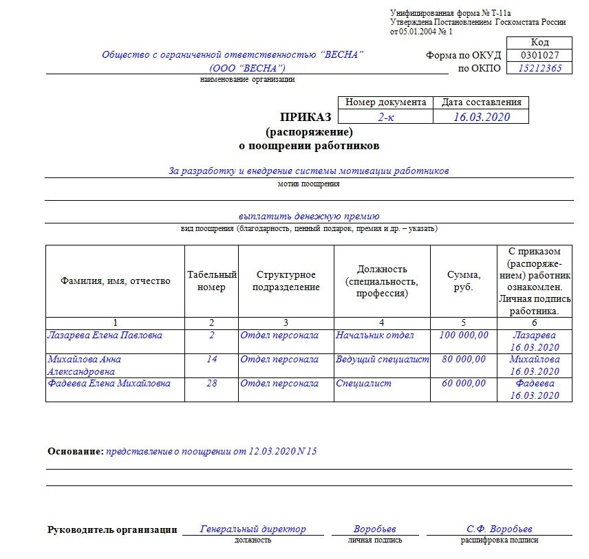 Образец приказа о выплате премии за выполнение показателей. Приказ на ежемесячную премию сотрудникам образец заполнения. Пример приказа на премирование сотрудников. Приказ на премирование работников в ДОУ образец.