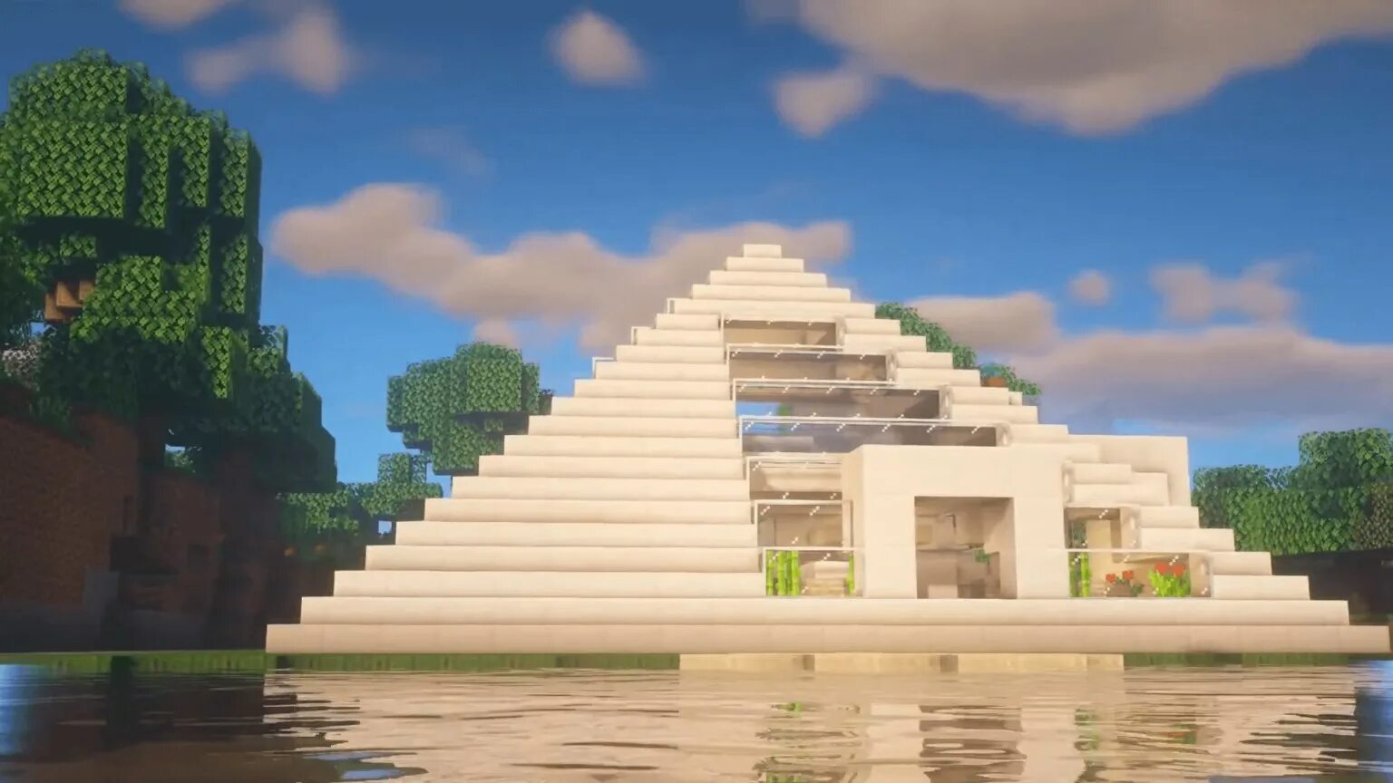 Minecraft building ai. Майнкрафт 2025. дом пирамидой в майнкрафте. постройки minecraft 2025.