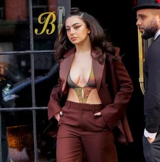 Charli XCX - Sexy Boobs at The Bowery Hotel in New York. 