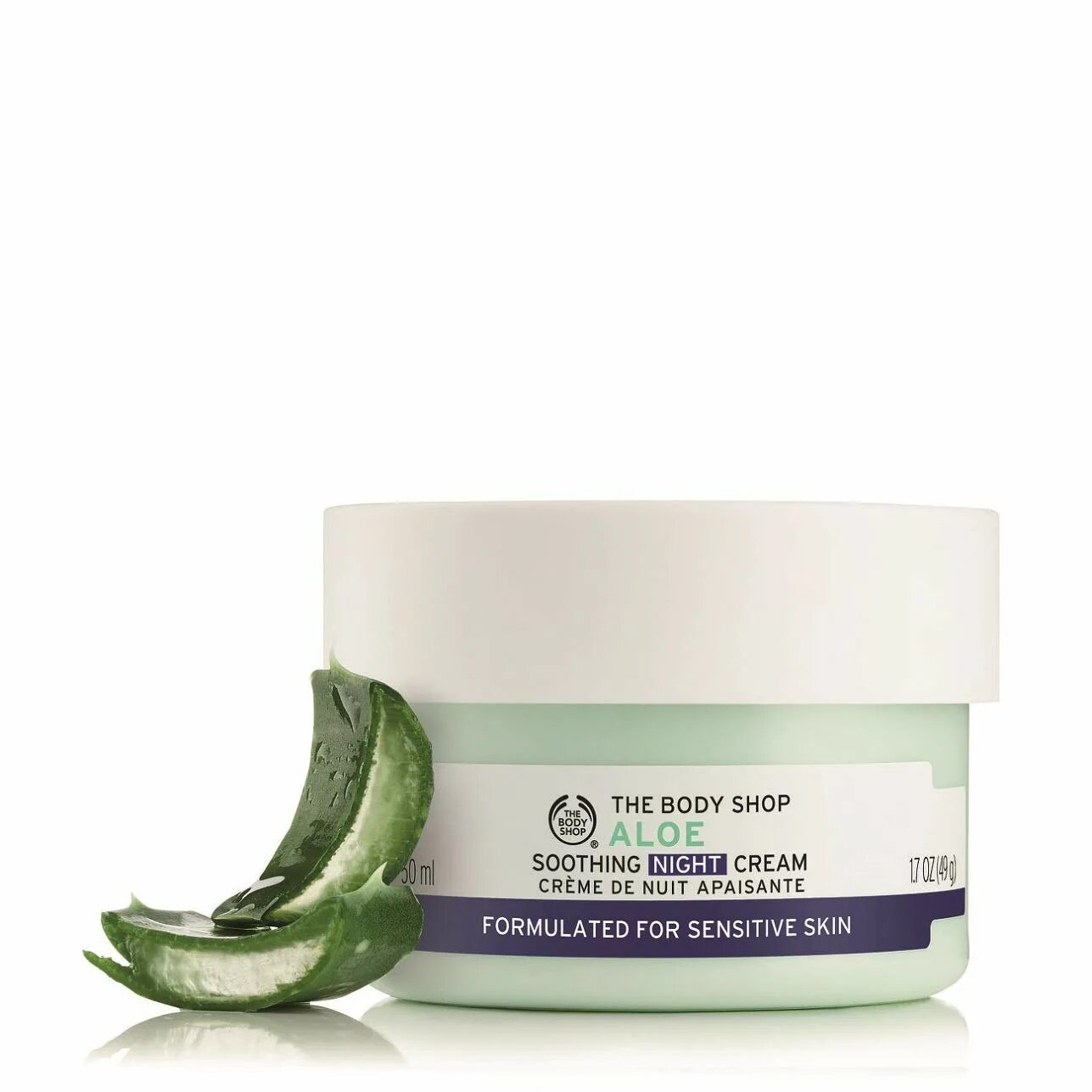 Aloe soothing cream. Ночной крем для лица алоэ.