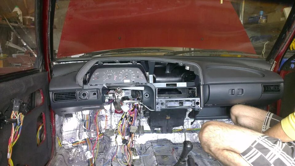 Установка Европанели от ваз 2114 с ништяками. Финал - Lada 21099, 1,5 л, 1999 го