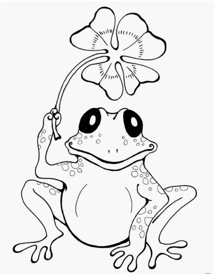 Раскраска лягушка для детей распечатать бесплатно Neu Vorlage Frosch #Färbung #Malvorlagen #MalvorlagenfürKinder Ücretsiz boyama k