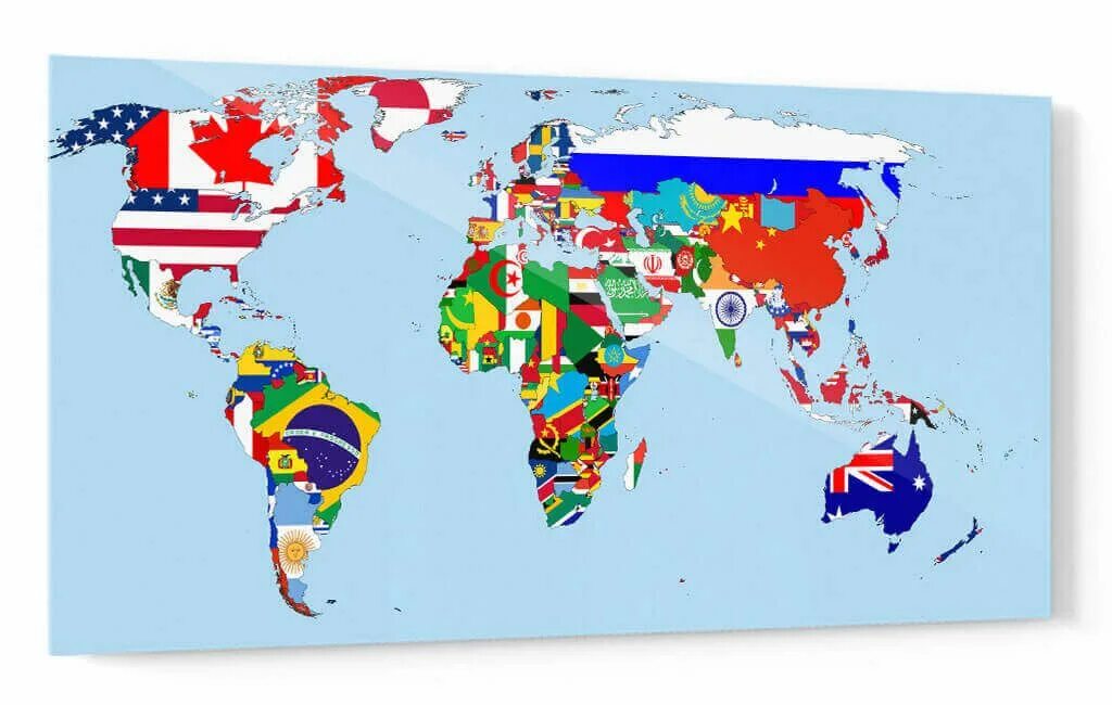 Карты на которых изображены разные страны называются. Карта с флагами стран. Флаги государств на карте.