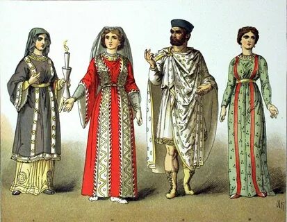 Костюмы древних времен