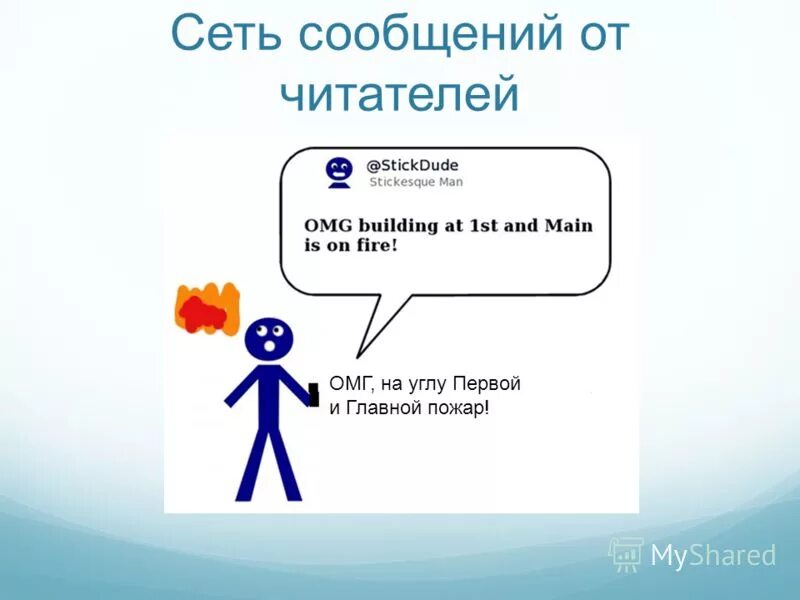 Сообщение сети. Сообщение сети