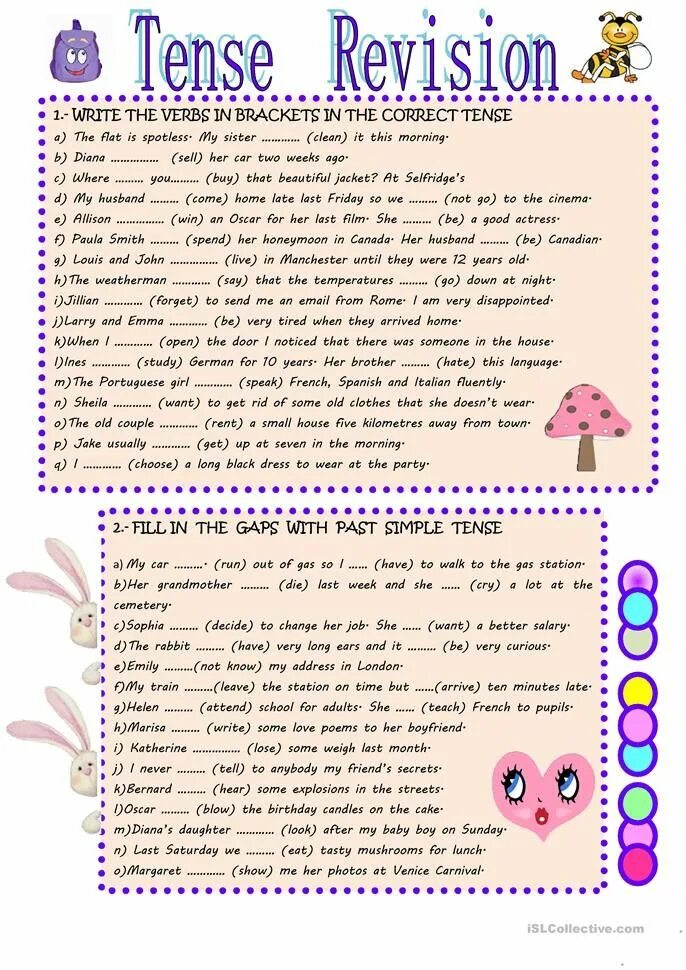 Tense revision. Grammar revision английский. Тест Mixed Tenses. Tenses Worksheets. Mixed tenses worksheet