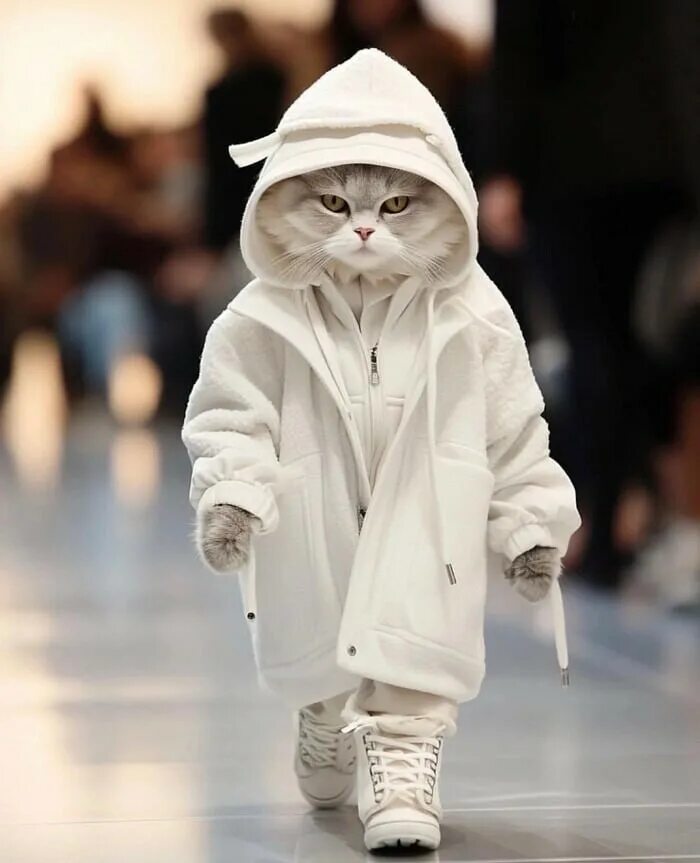 Котик мод. Одетые кошки. модные котики. модные коты. модный кот.