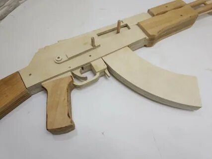 Автомат ак из дерева