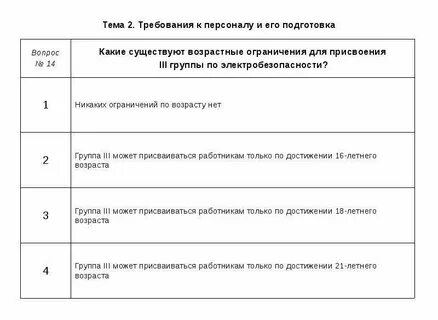 Тесты по электробезопасности 3 с ответами