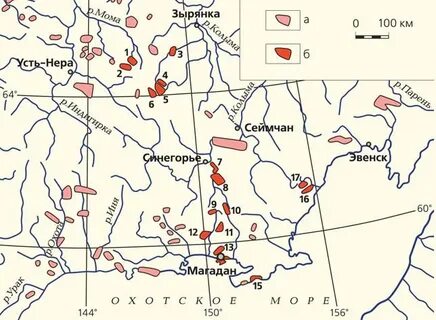 Карта места падения
