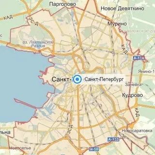 Девяткино санкт петербург карта