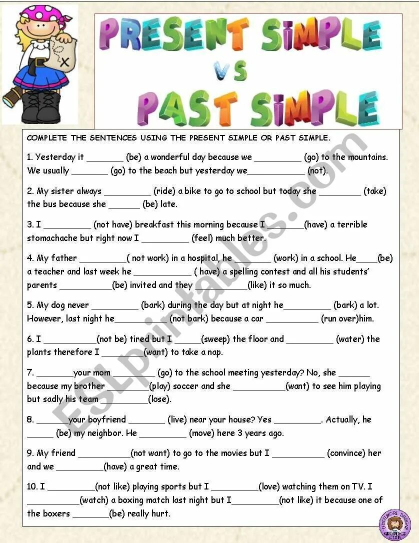 Past simple present simple story. Present simple past simple упражнения. present simple past simple упражнения worksheet. упражнения на present simple continuous past simple worksheets. present simple упражнения.