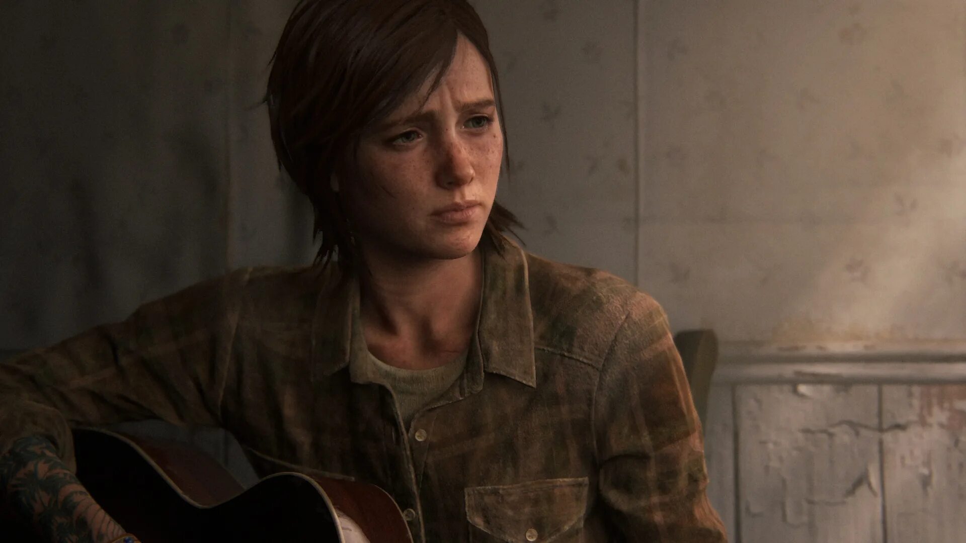 The second part. Элли the last of us.