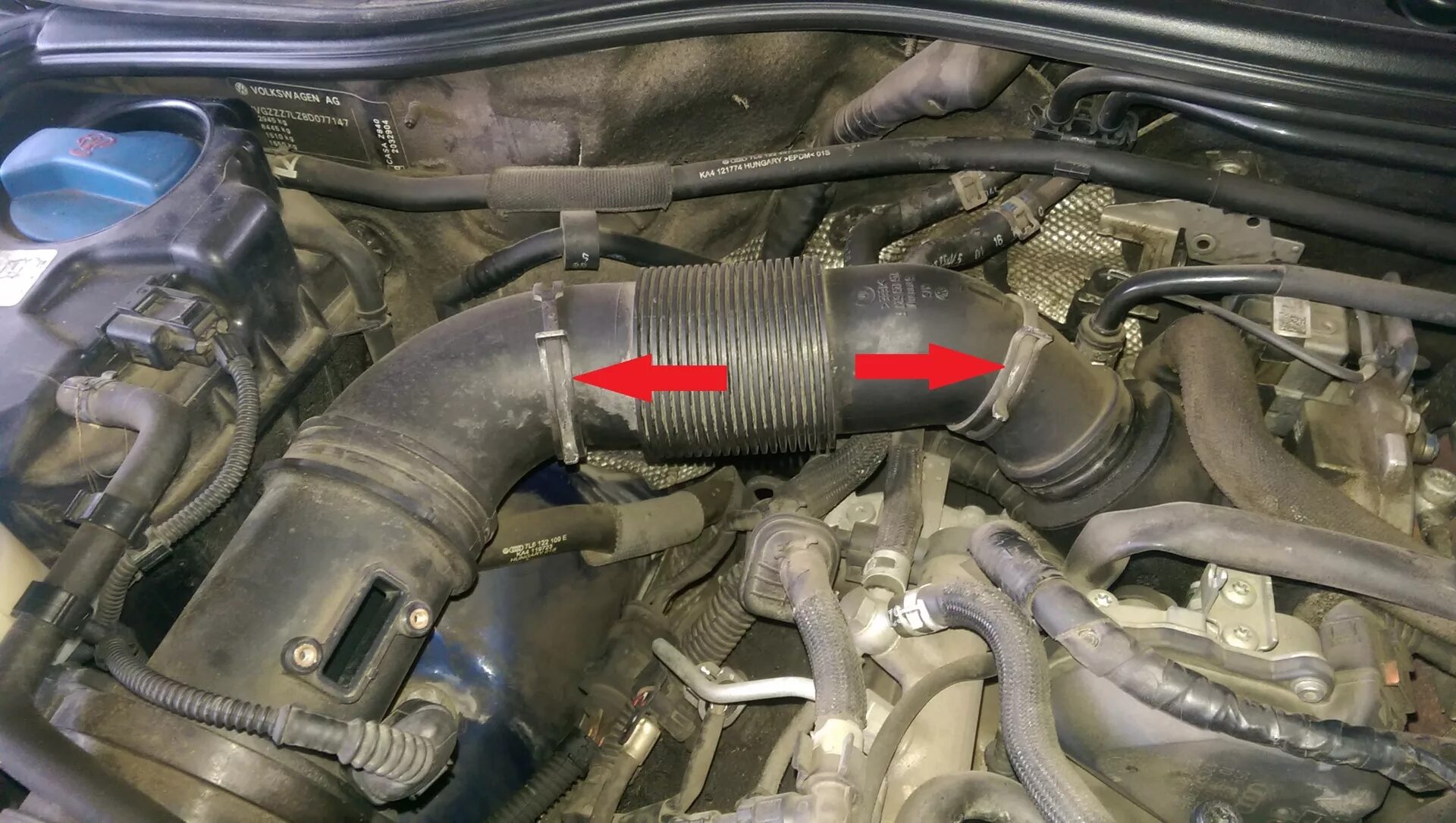 Замена бензонасосов - Volkswagen Touareg (1G), 3,2 л, 2006 года своими руками DR
