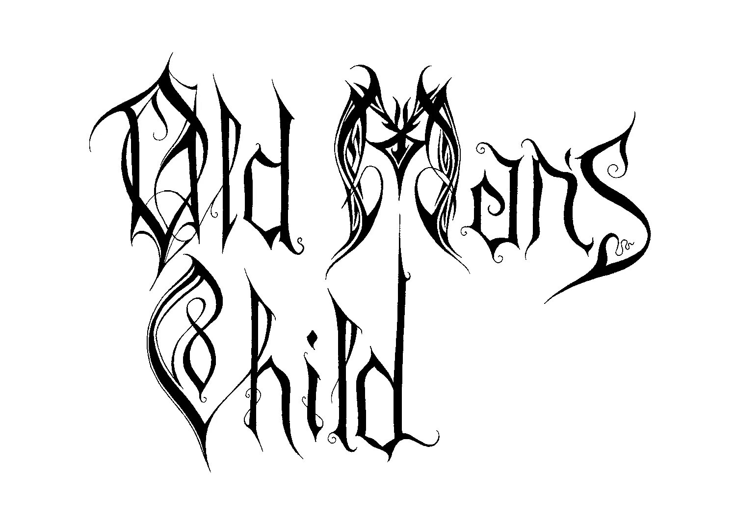 Old man's child the Pagan Prosperity. Old man's child born of the Flickering. Old man child