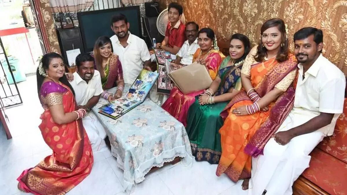 Jaya Lakshmi. Marriage with sister.