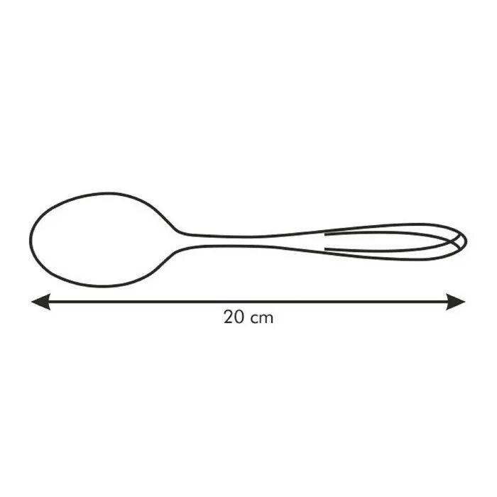 Размер столовой ложки. Tescoma ложка чайная. Кофейная ложка Tescoma. Tescoma набор чайных ложек Scarlett, 6 шт.. Трафарет ложки.