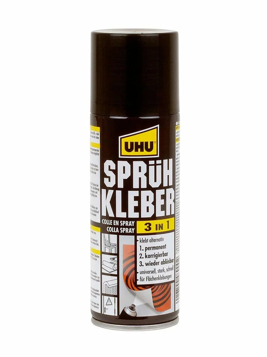 Клей UHU спрей. Клей аэрозольный Multi-Spray. Универсальный клей спрей. Спрей-клей для пенопласта.