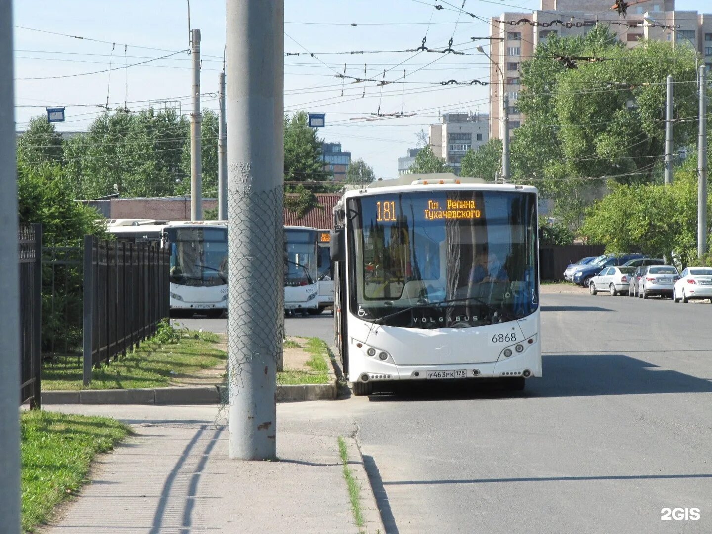 Автобус 181 на карте