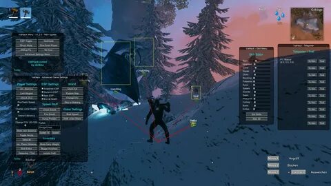 ValHack - Valheim Hack with ESP, Godmode, Spawn System and much more.