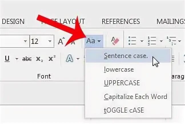 Word lower