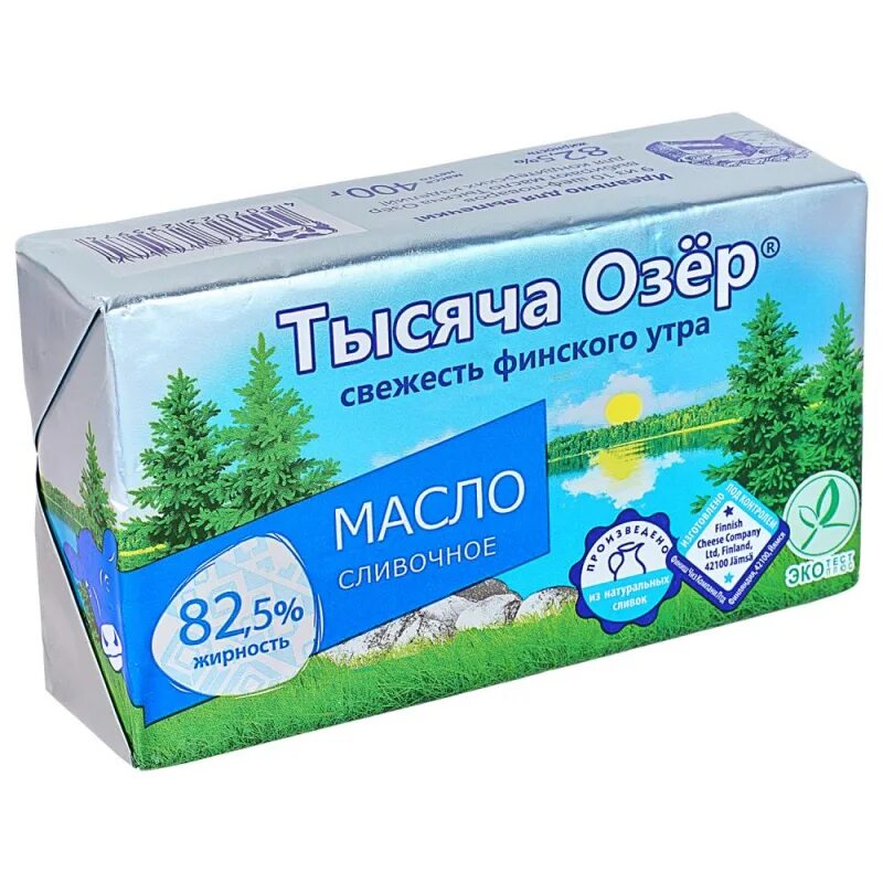 Масло сливочное тысяча озер 82.5. Тысяча озёр масло сливочное 82.5%, 400 г. Масло сливочное тысяча озер 400 гр. Масло тысяча озер 400г.